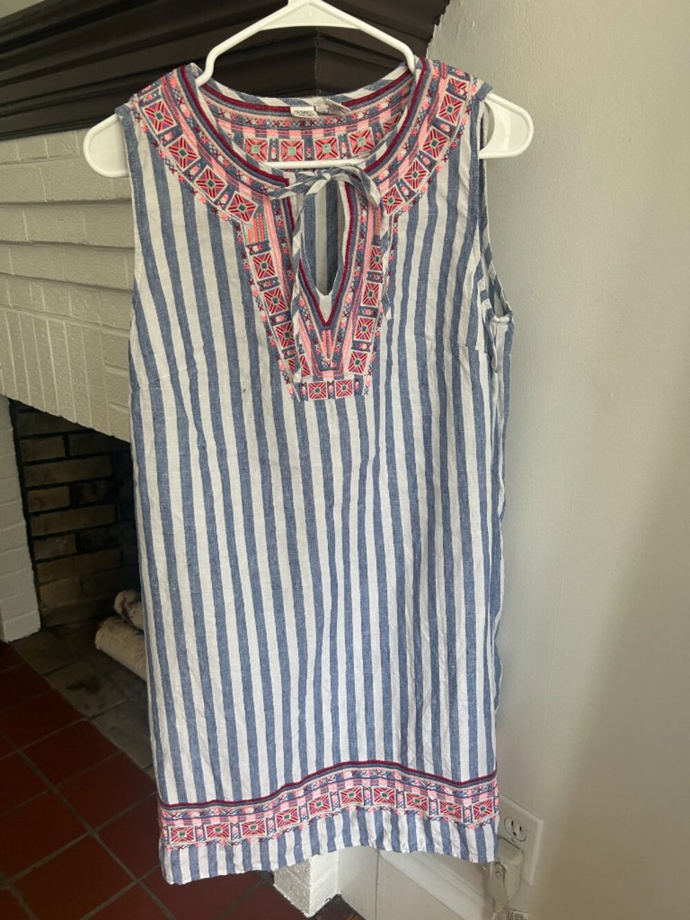 Artisan Ny Linen Sleeveless Dress Size M